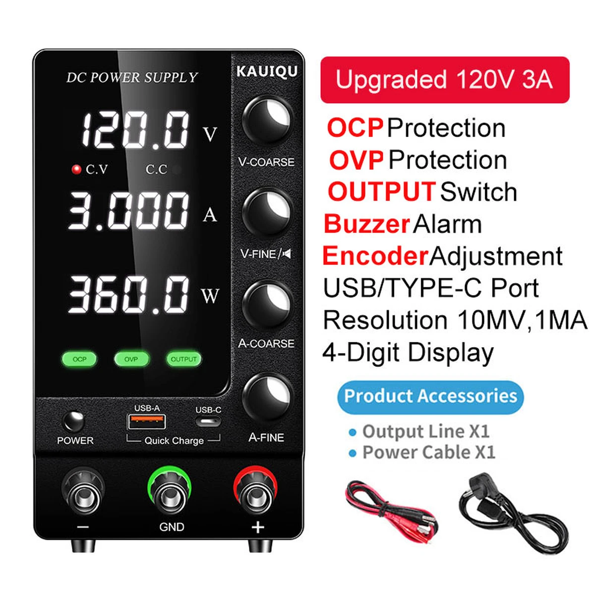 120V 3A