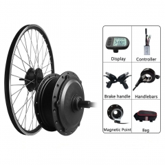 Kit de Conversion Moteur Moyeu Arrière Sans Balais 48V 500W