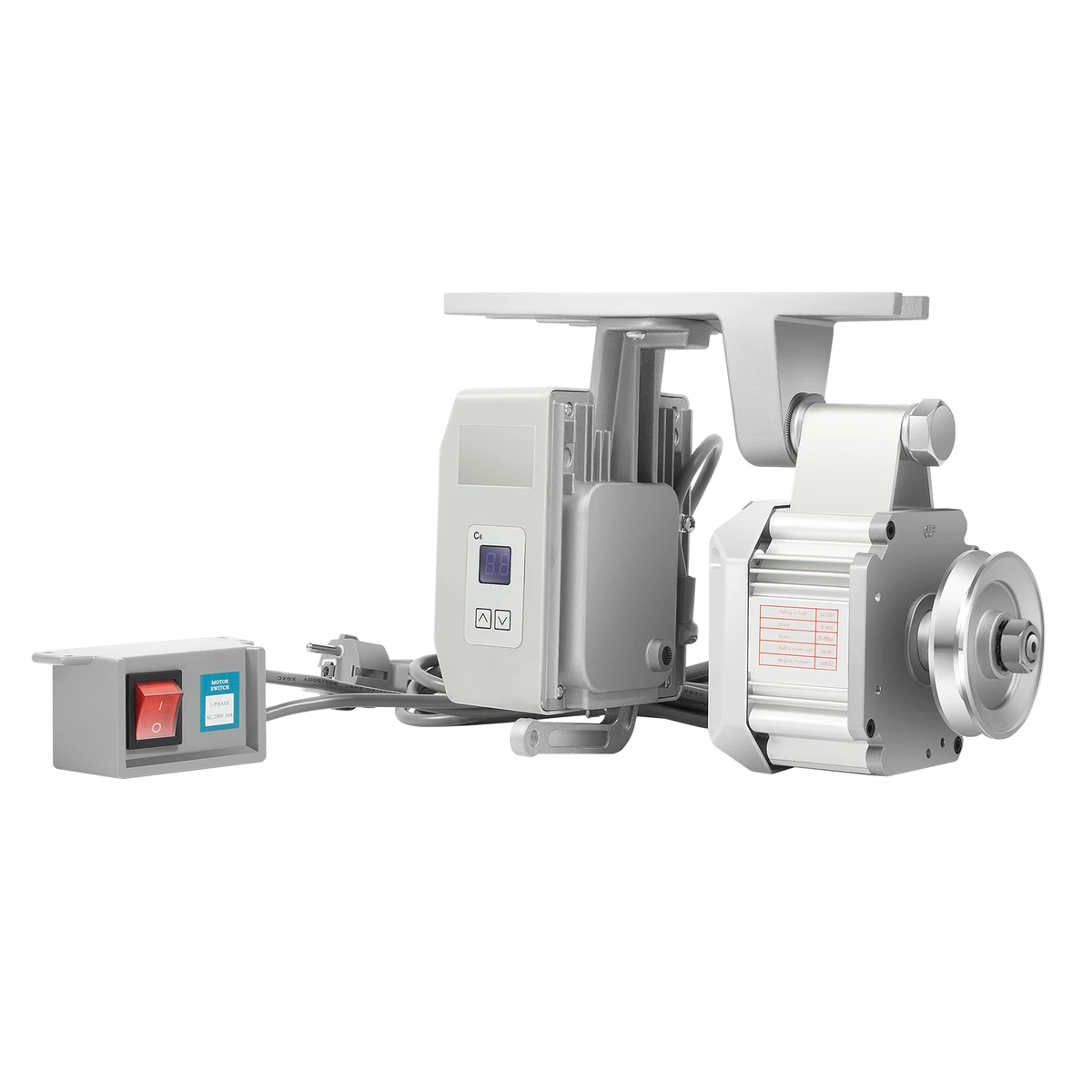 Moteur sans balais 550 W, 200–4500 tr/min, pour machines à coudre industrielles, moteur silencieux et économe en énergie.