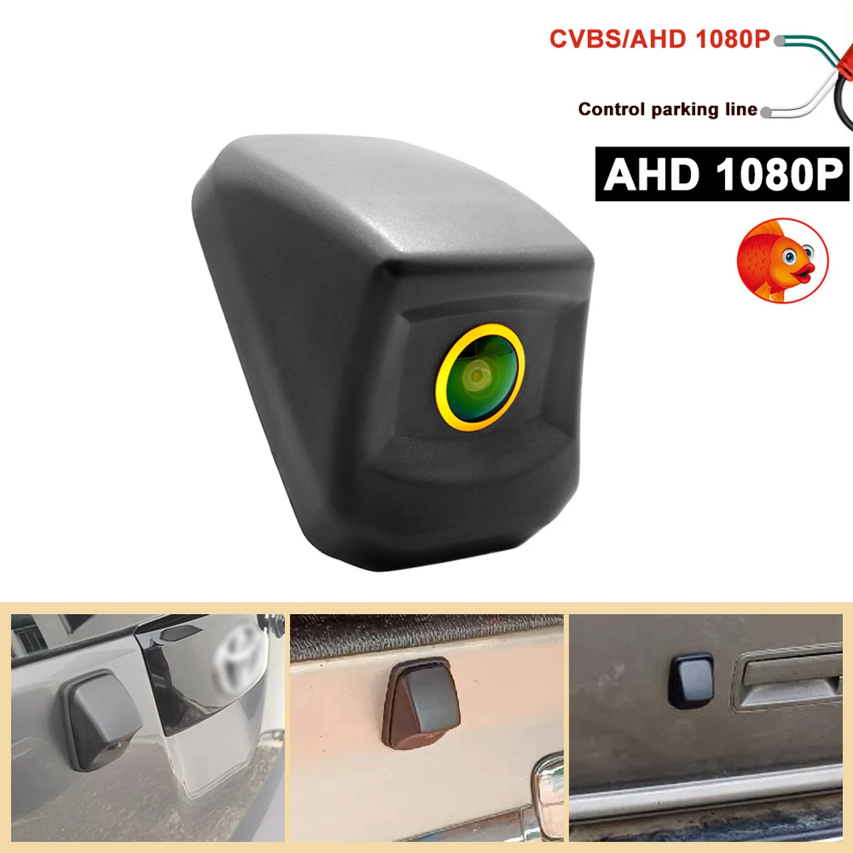 Caméra de recul CCD AHD 1080P pour Toyota Hilux Vigo Pickup 2004-2019 AN10 AN20 AN30 AN120 AN130 2.8 DC GD-6 4X4