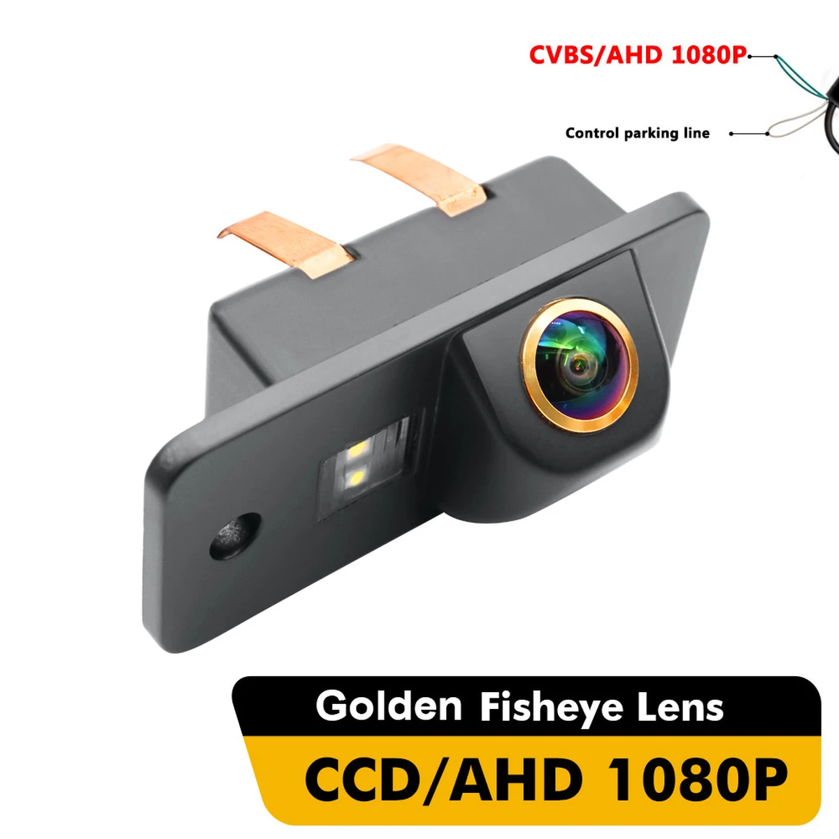 Caméra de recul AHD 1080P HD CCD pour Audi A3 (8P) 2004–2012