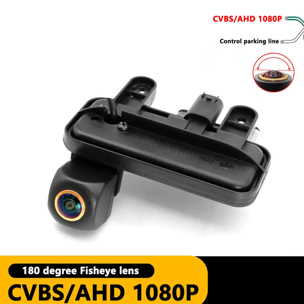 Caméra de recul AHD 1080P HD CCD pour Mercedes-Benz Classe B W246 B180 B200, E W212, E Coupé/Cabrio W207 C/CLC