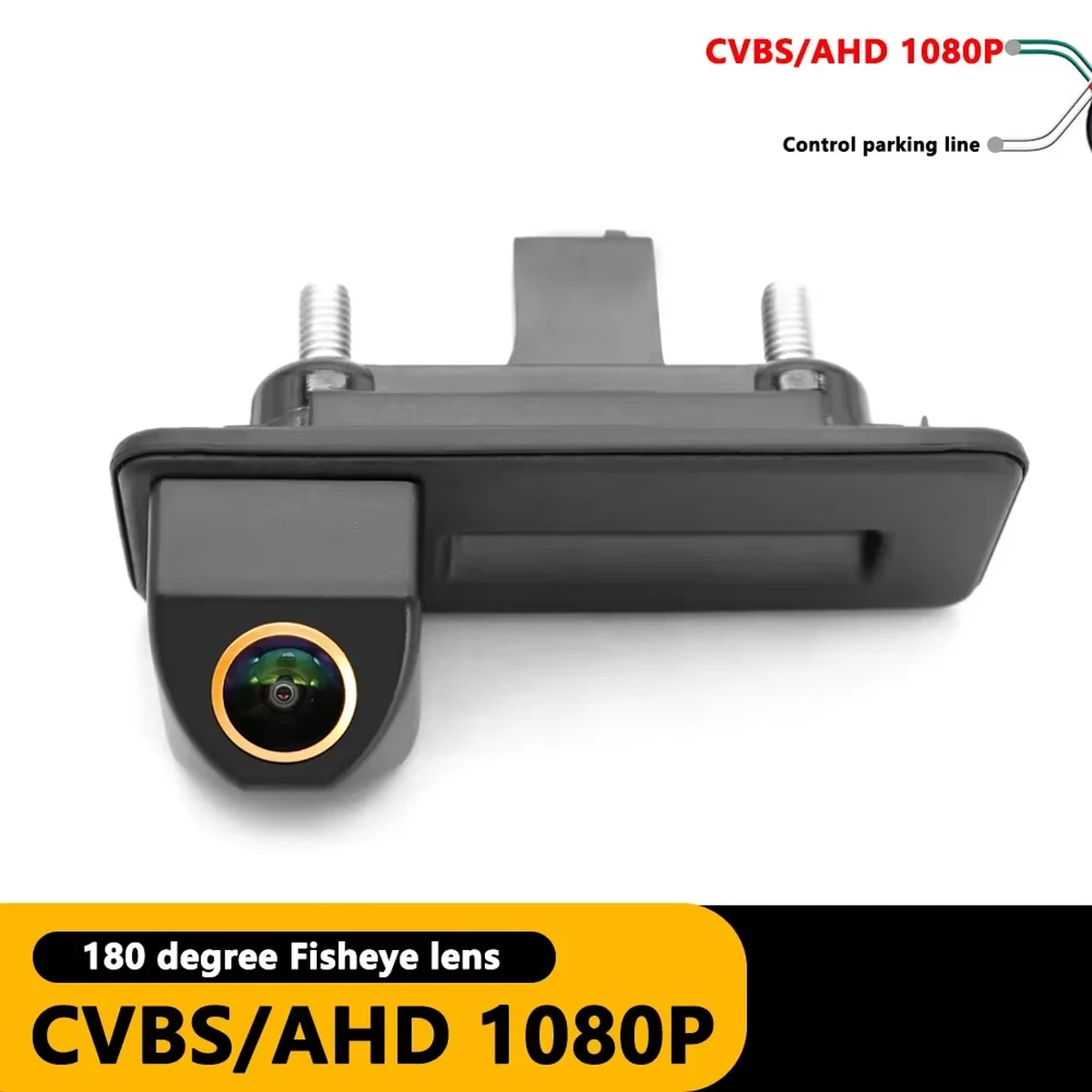 Caméra de recul AHD 1080P 180° pour Audi A1 A3 A4 VW Skoda Octavia A5 A7 Superb Yeti Fabia 2 Roomster