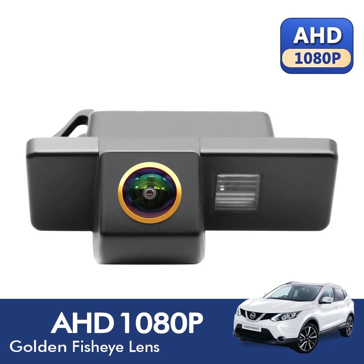 Caméra de recul AHD 1080P HD CCD pour Nissan Qashqai / Dualis J10 J11 2006–2019