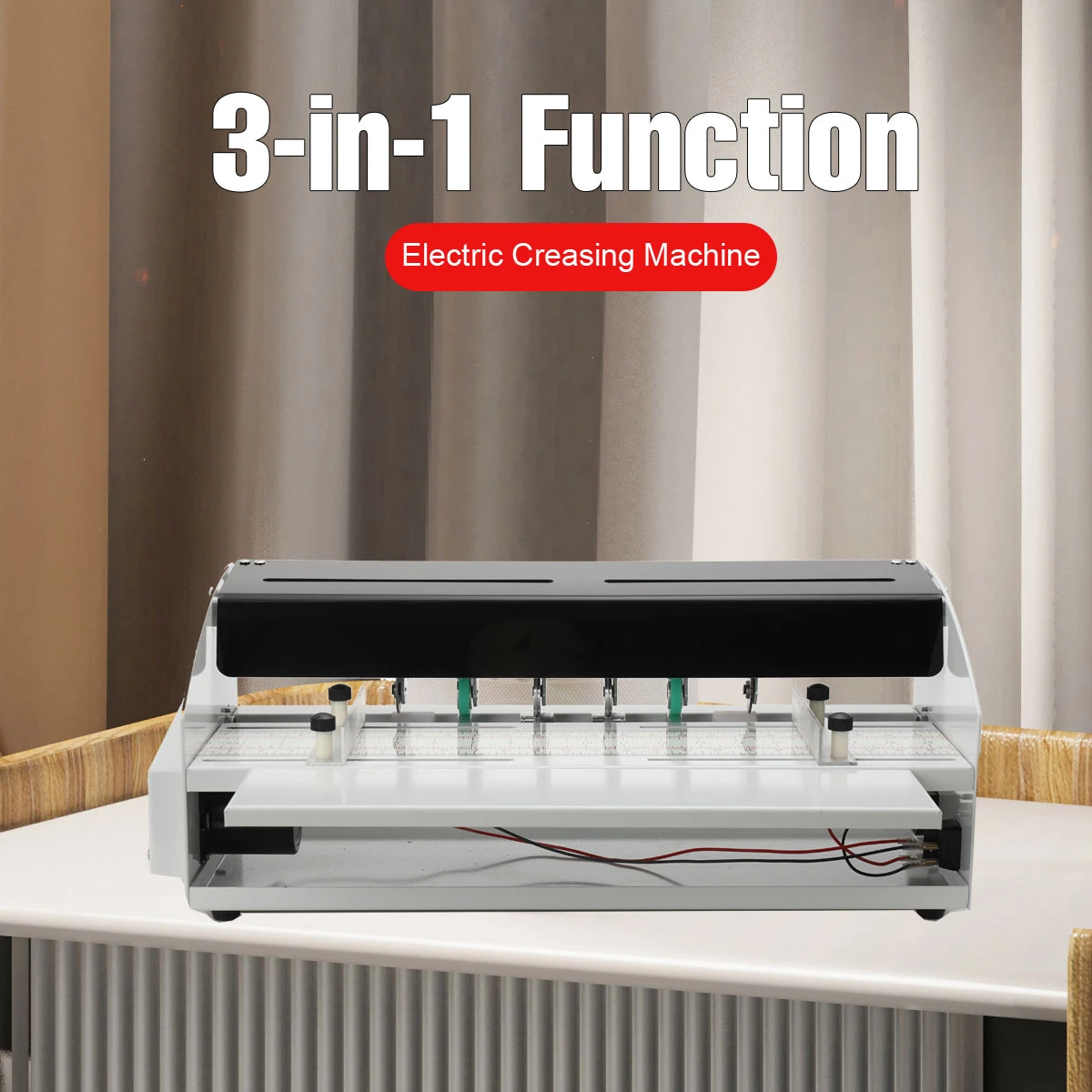 Machine à rainurer électrique H500, 220 V, massicot, cordon de pliage, format A3, machine à rainurer automatique pliable
