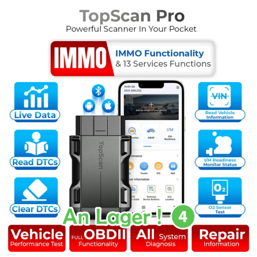 Topdon Topscan Pro Outil de diagnostic intelligent