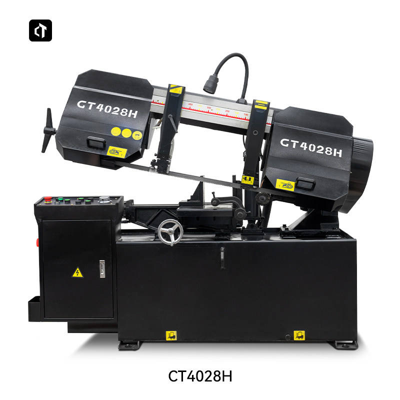 CTMACH CT4028H Hydraulische Metallbandsägemaschine, halbautomatische horizontale Doppelständer-Schneidemaschine