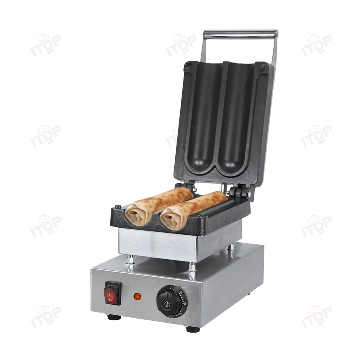 Machine à shawarma et à döner – Presse à tortillas et à burritos avec élément chauffant pour kebabs, sandwichs et rouleaux de printemps