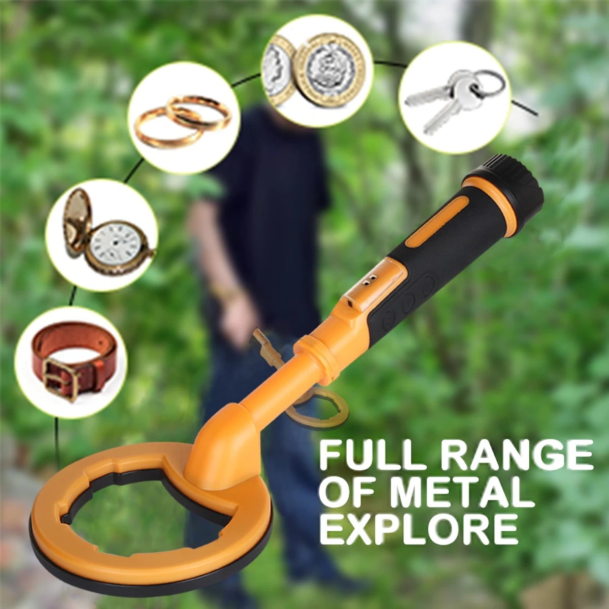 Nouveau détecteur de métaux sous-marin Pulse Dive 2 en 1, machine de chasse au trésor avec sonde ronde de 30 m et pointeur précis.