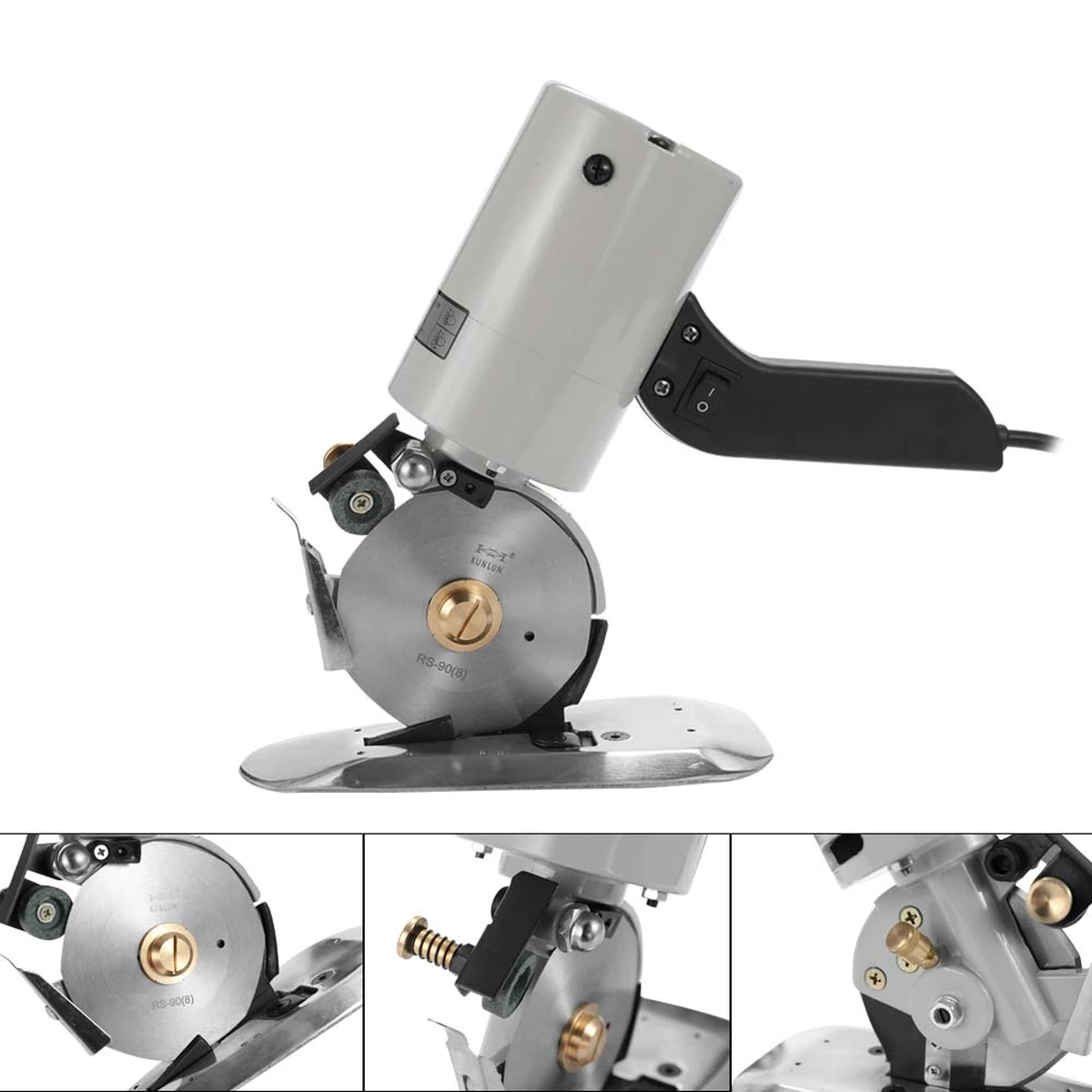 machine de découpe rotative de tissu électrique portable, silencieuse et légère