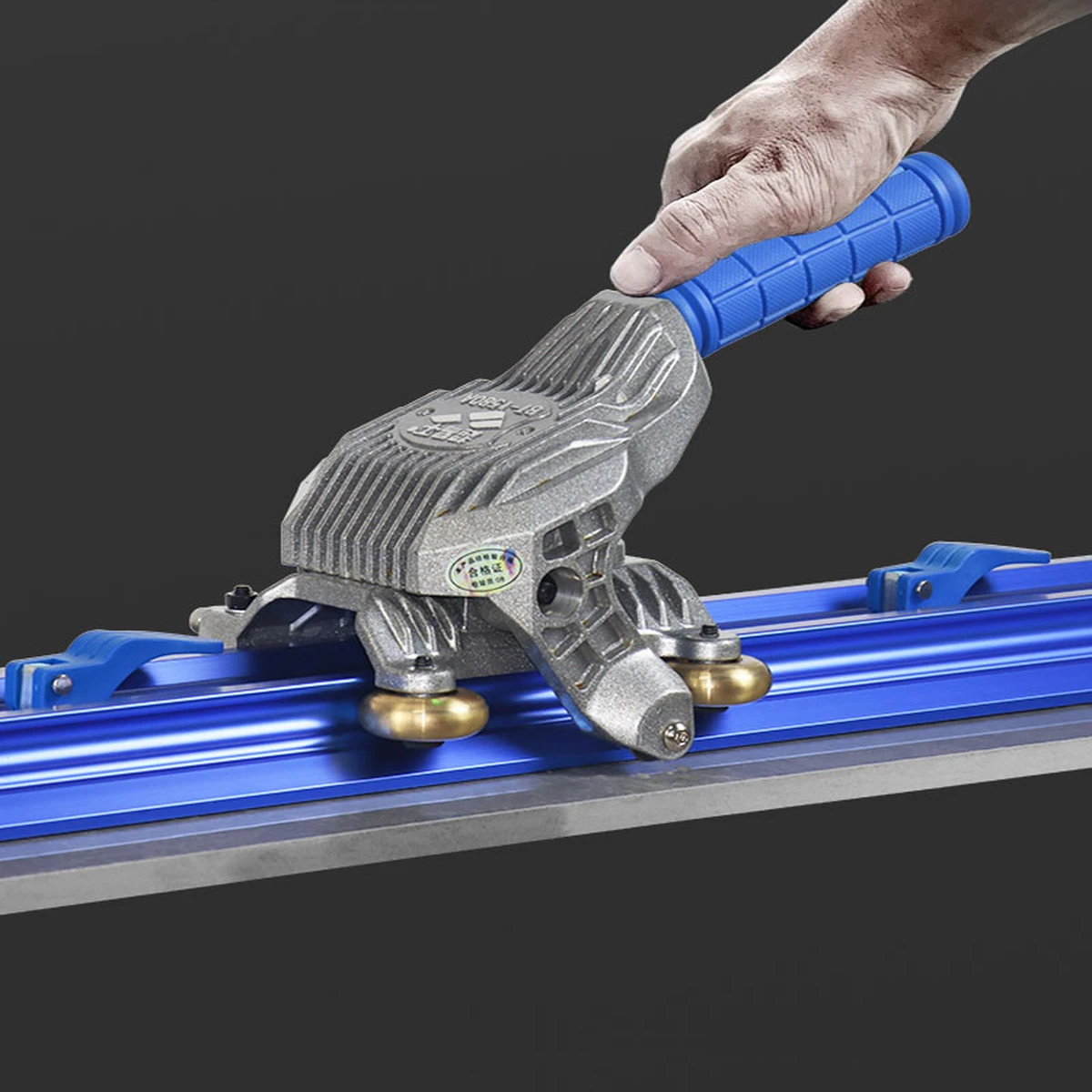 Couteau de poussoir de précision pour rails, couteau manuel de poussoir et de traction pour dalles de pierre, grattoir à carreaux de sol