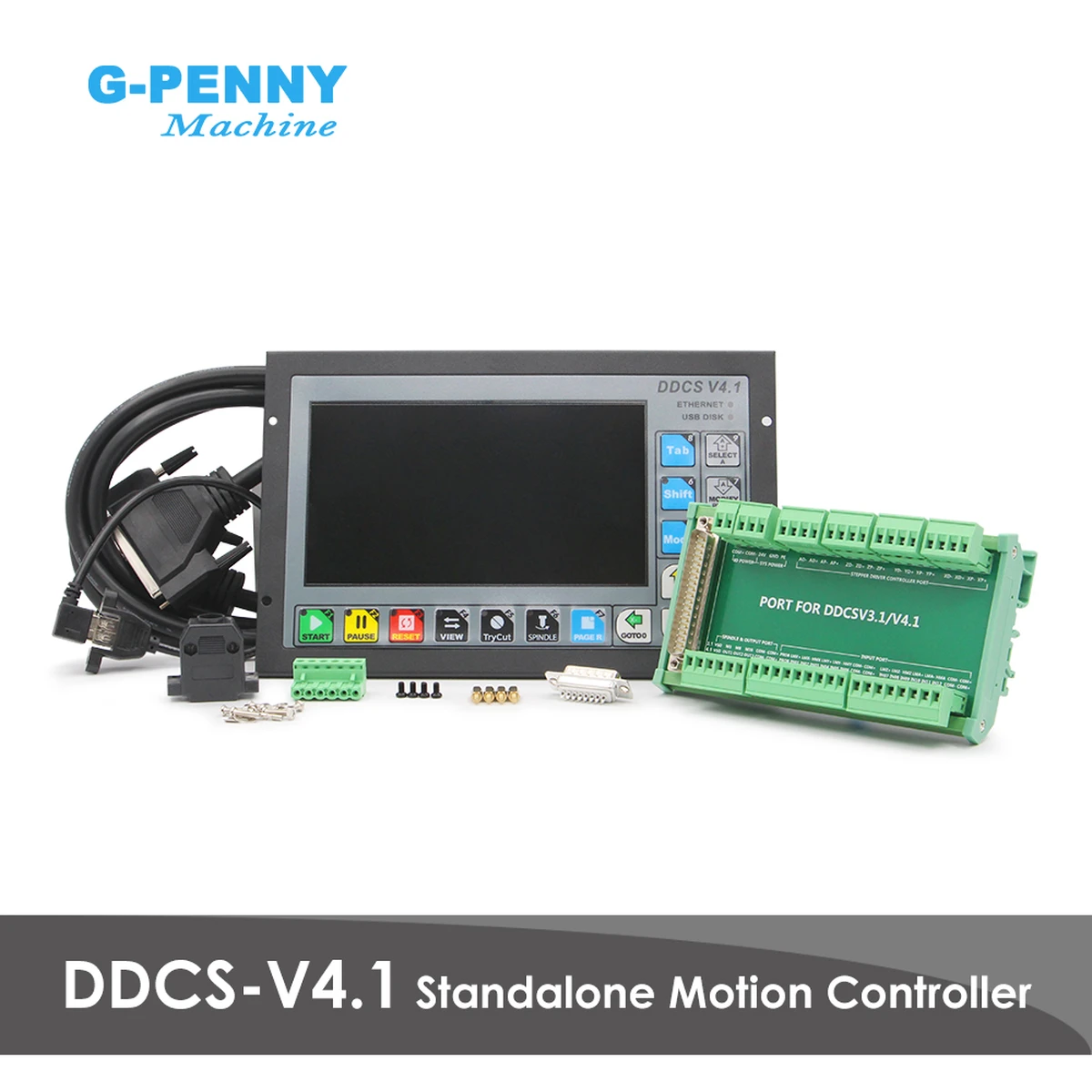 G-Penny DDCSV4.1 Standalone Motion Controller Offline Controller Support 3-axis/4-axis USB CNC Controller Interface