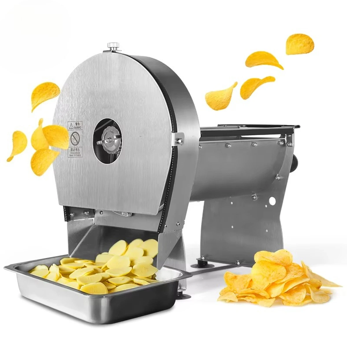 Trancheuse électrique professionnelle pour chips, fruits et légumes, hachoir à légumes pour la cuisine