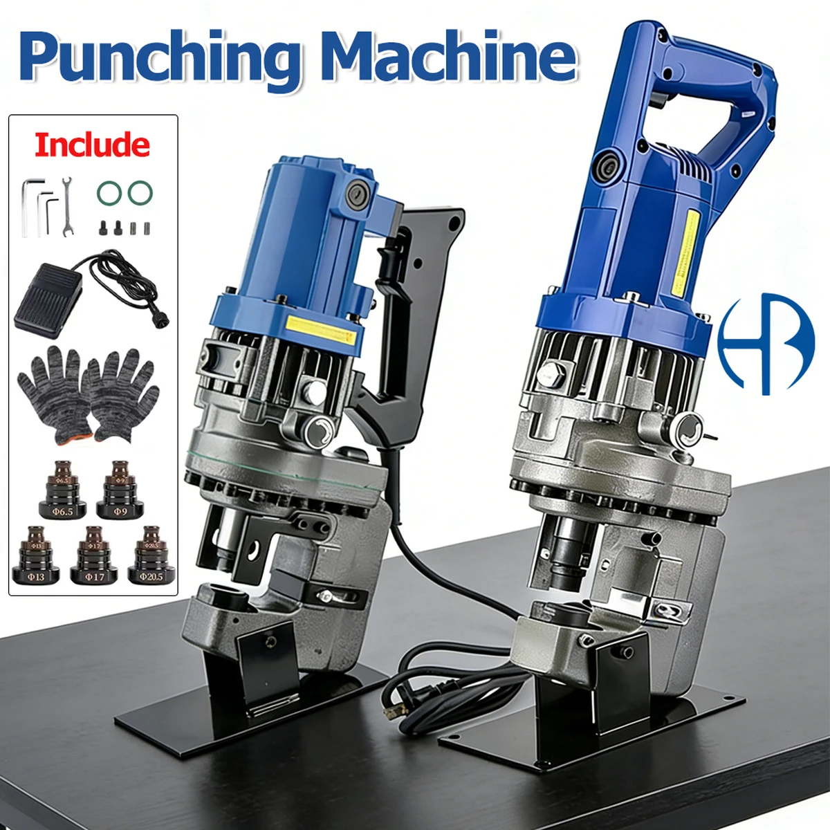 Poinçonneuse électrohydraulique pour le poinçonnage de cornières en acier, de tôles en fer et en aluminium