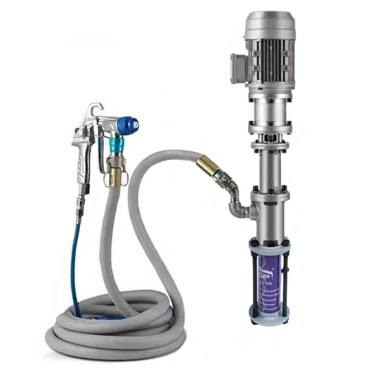 Machine de pulvérisation multifonctionnelle portable à moteur sans balais de 2,8 kW pour enduit de mastic et peinture murale haute pression.