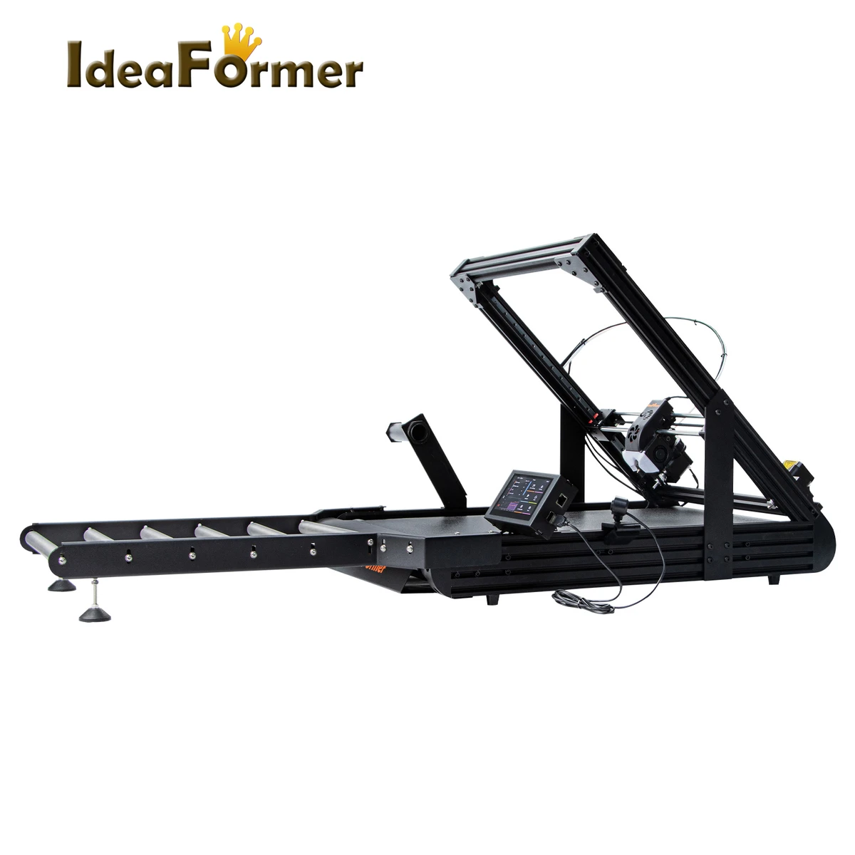 Bande transporteuse en acier IR3 V2 à axe Z infini 250×250×∞mm avec compartiment étendu, firmware Klipper, nivellement automatique, imprimante 3D