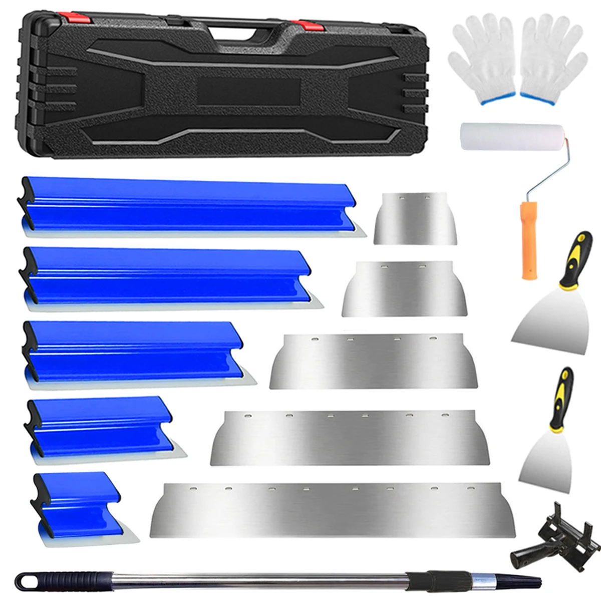 15/25/40/60/80cm Drywall Smoothing Blade Set, Wall Plastering Tools, Smoothing Blade, Painter's Finishing Smoothing Knife