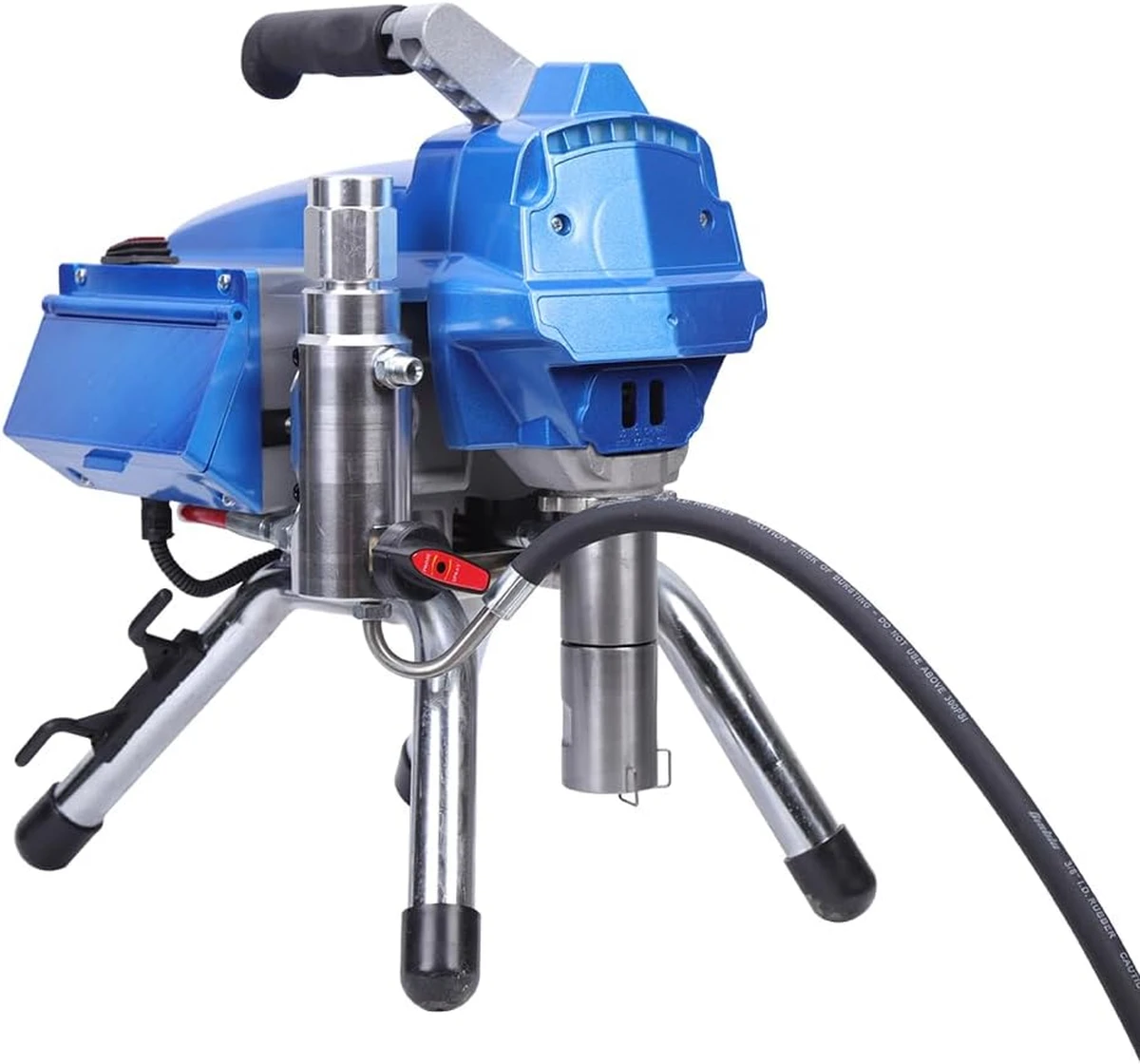 Pistolet de pulvérisation de peinture sans air 2,7 L/min, moteur électrique sans balais en acier inoxydable, pompe amovible, adapté à la peinture