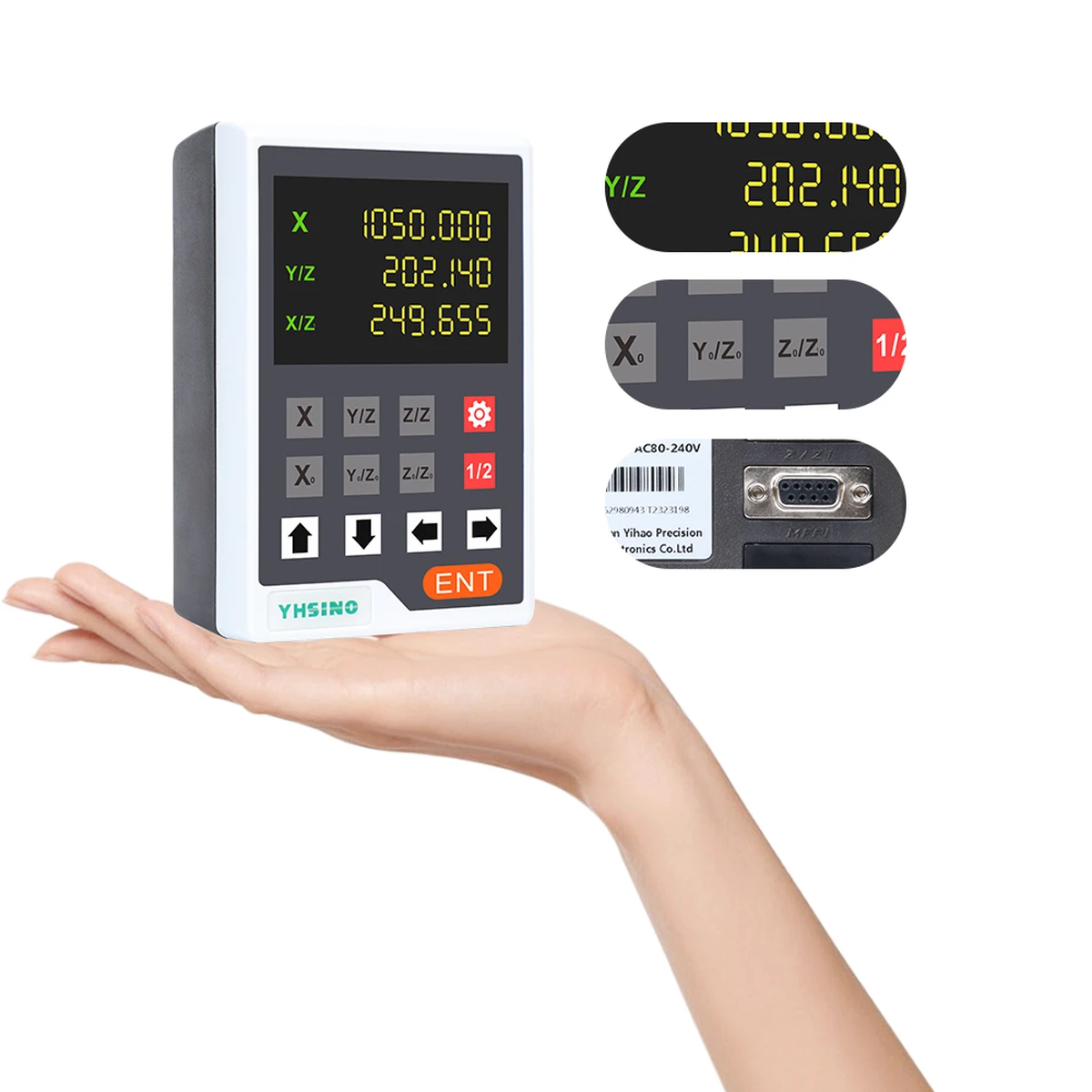 Mini lathe Mill Dro digital readout 2 3-axis YH800-3E YH800-2E TTL DB9
