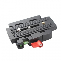 Quick Release Clamp Adapter + Quick Release Plate P200 Compatible for Manfrotto 501 500AH 701HDV 503HDV Q5