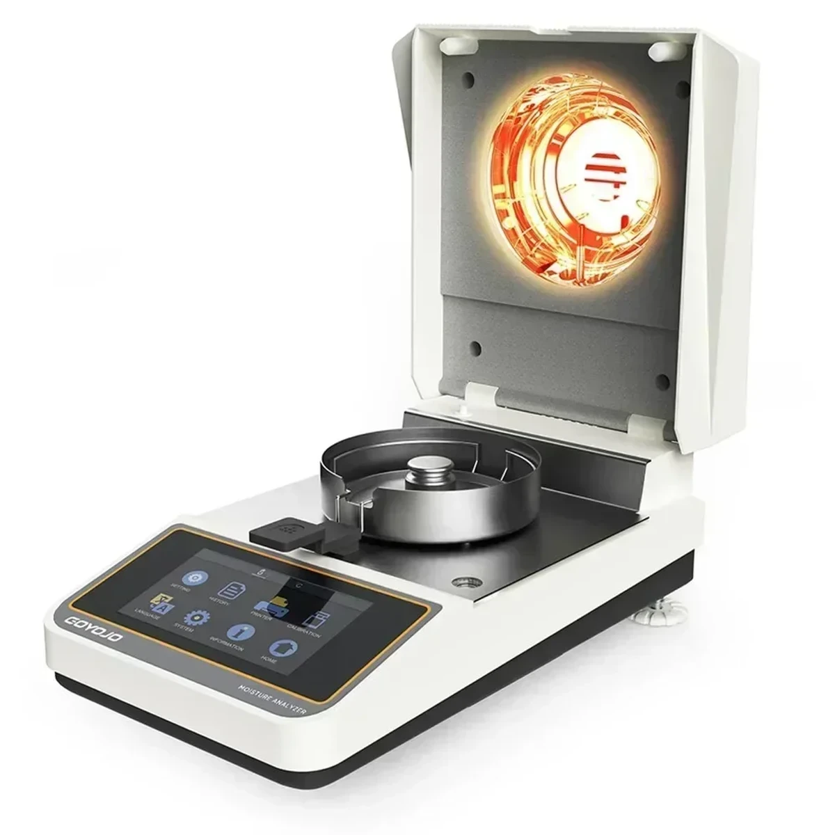 110g Halogen Moisture Meter, Moisture Analyzer, 0.001g/0.005g Precision for Food, Grains, Tea, Corn & Animal Feed