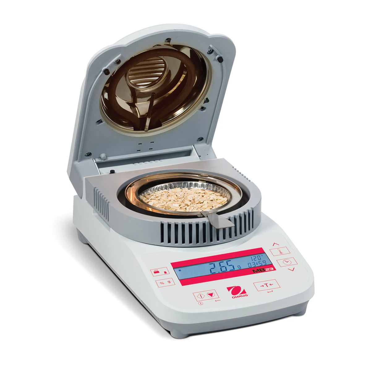 Moisture Analyzer Laboratory Infrared Heater Grain Moisture Meter Measuring Device 110g Capacity RS232