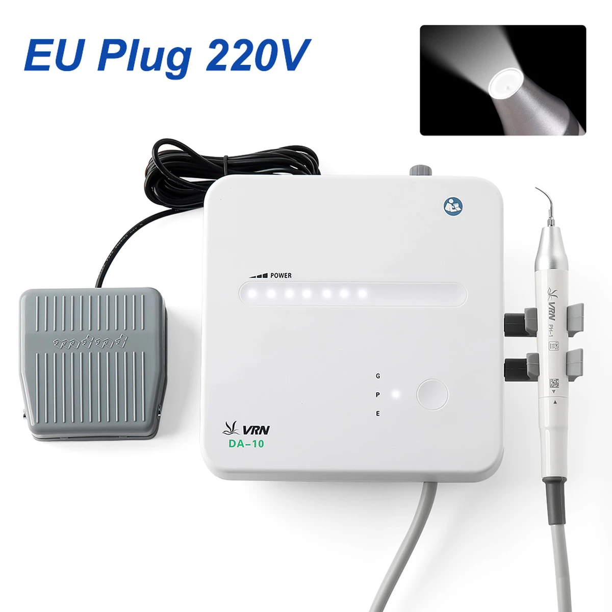 Dental Ultraschall Scaler Mit LED Licht Handstück Oral Reinigung Zahnarzt Klinik Scaler Zahnmedizin Zähne Waschen Werkzeug