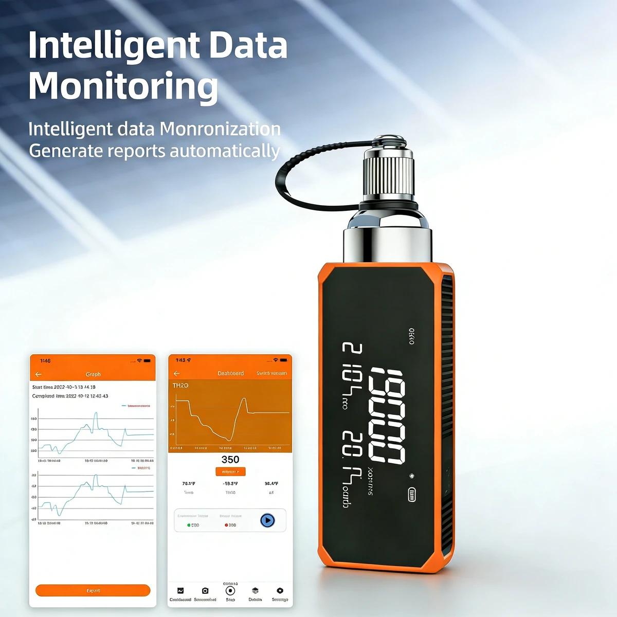 VGW Mini Vacuum Meter, Micron, Digital Micrometer Measuring Device, Cooling Vacuum Tester, Accurate Measurement for Cooling Maintenance
