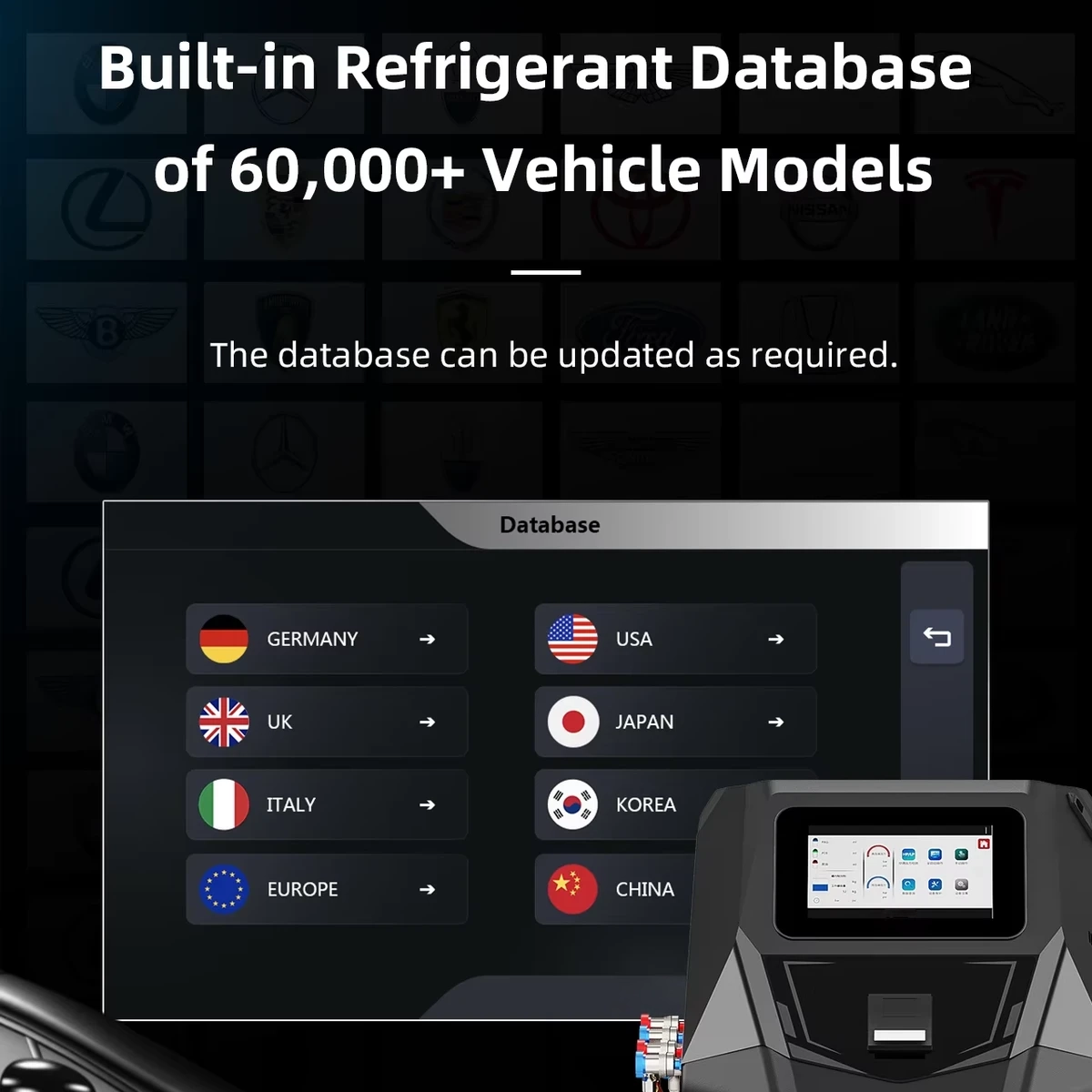 WDF X849 Vollautomatische Klimaservice-Station