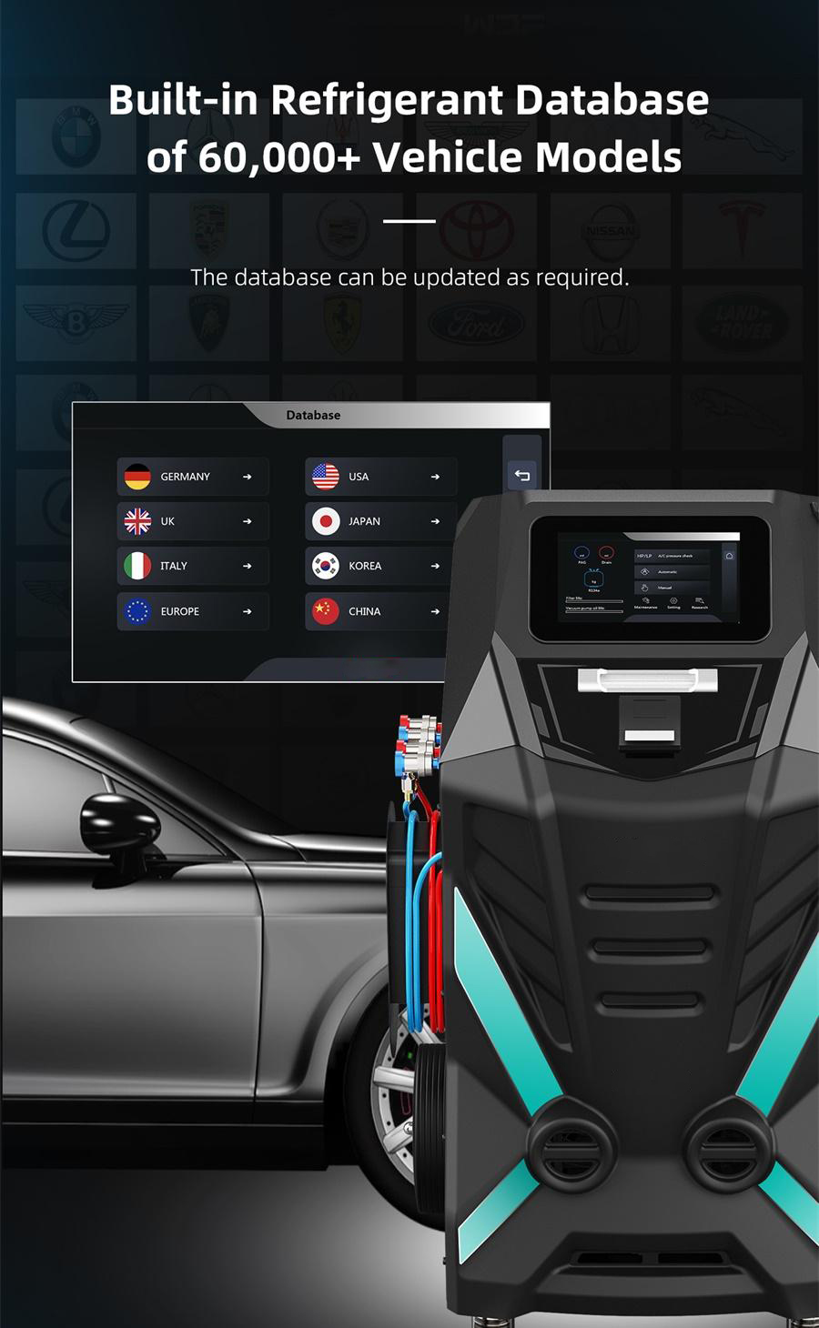WDF X849 Vollautomatische Klimaservice-Station