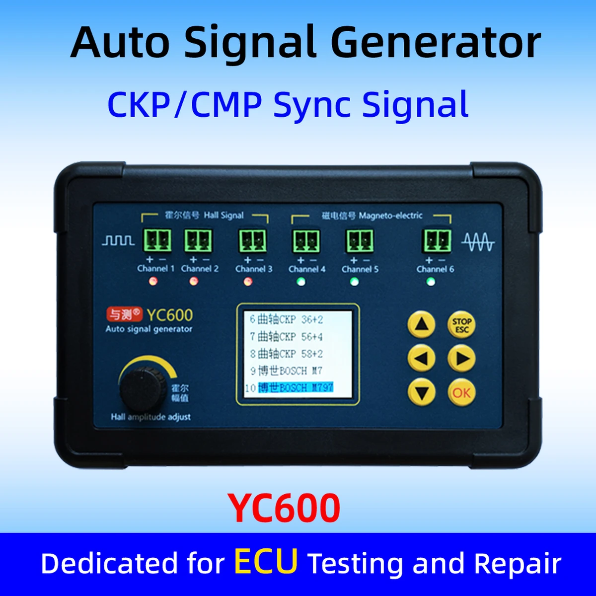 New Vehicle Synchronized Crankshaft Camshaft Signal Generator Motorcycle Car CKP CMP Signal Simulator Generator