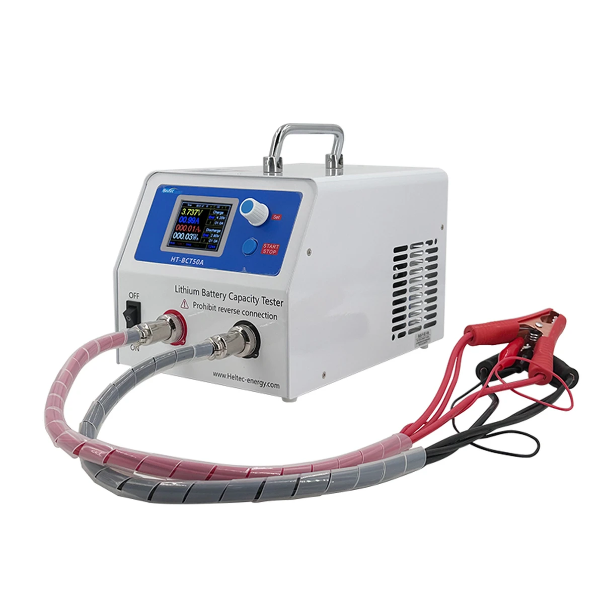 Testeur de capacité/charge/décharge de batterie automobile au lithium LiFePO4 Heltec HT-BCT50A pour charges électriques 5 V 50 A 250 W