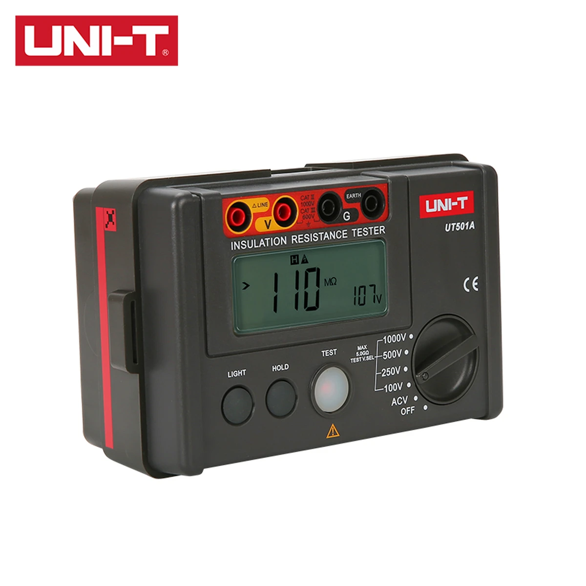 UNI-T ut501a Insulation resistance tester 1000V Megaohm meter 5 gΩ Ohm meter digital ohmmeter electrical megometer