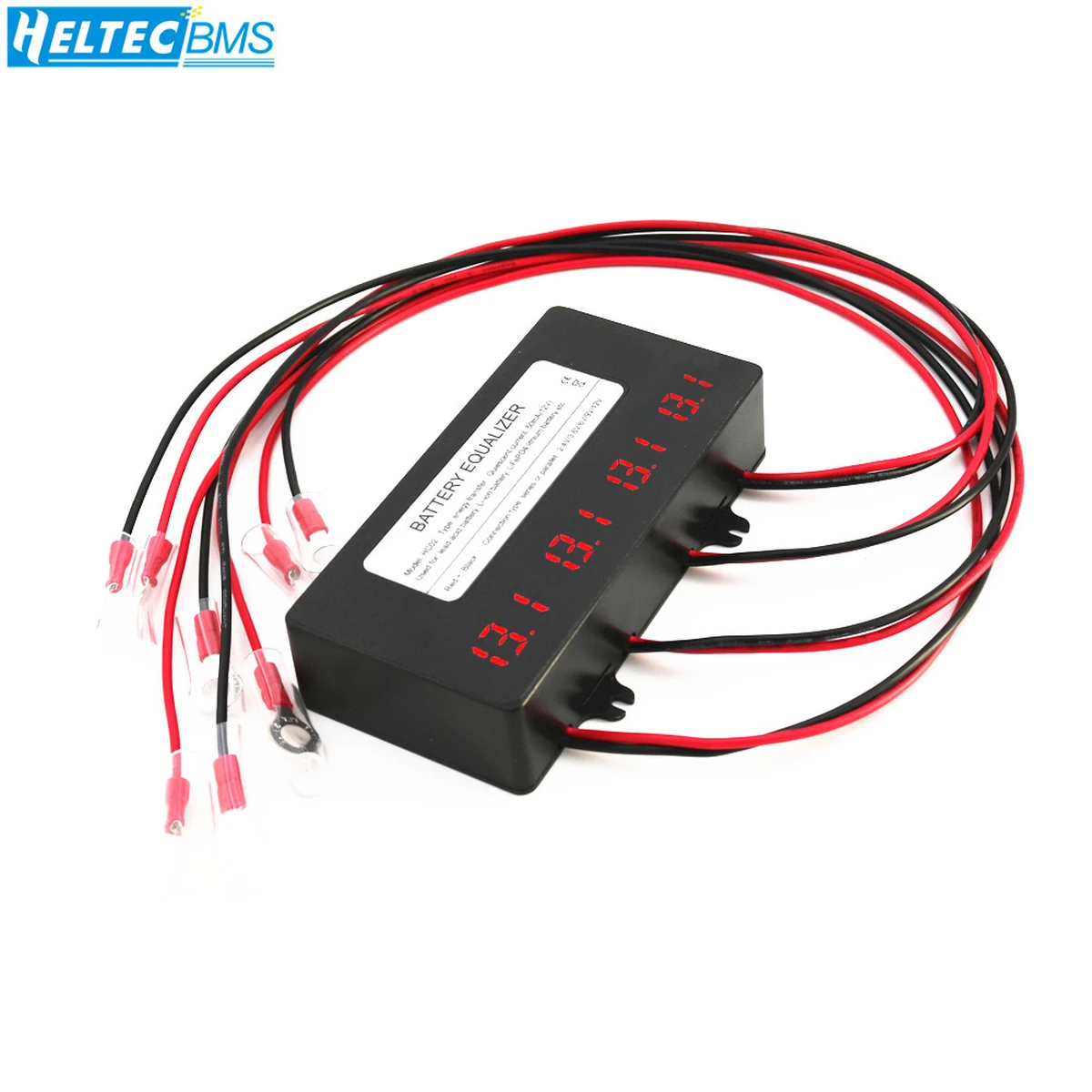 Digitaler 48V Batterieausgleicher für 4 x 12V Batterien, Balancer für 4S 12V Gel-, Flüssig-, AGM- und Blei-Säure-Batterien, Laderegler