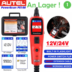 Système de testeur de circuit automobile Autel Powerscan PS100 12 V/24 V