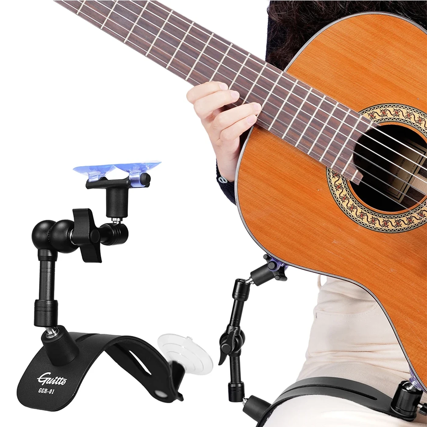 GGR-01 Guitar Support – Foldable aluminum guitar support for classical and acoustic guitars