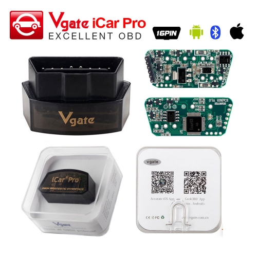 Vgate iCar Pro Bluetooth 4.0 OBD2 scanner For Android / IOS as icar2 ELM327 Bluetooth Auto Code Reader OBDII diagnostic tool