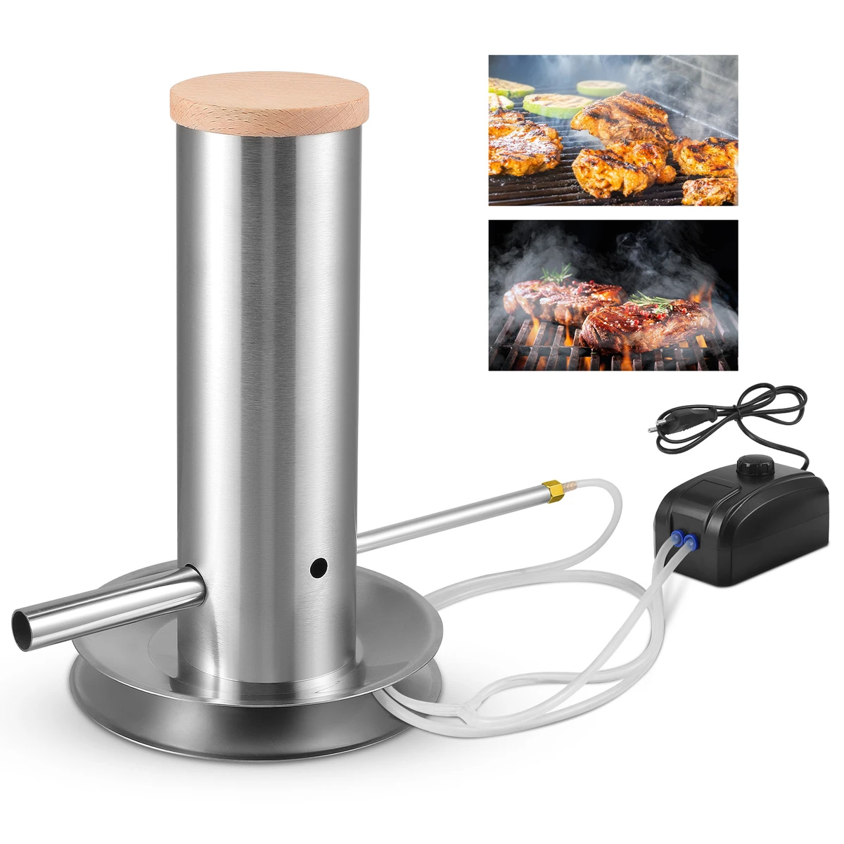 Générateur de fumée froide ou chaude pour fumoir, compatible avec les barbecues, accessoire de fumage électrique à granulés