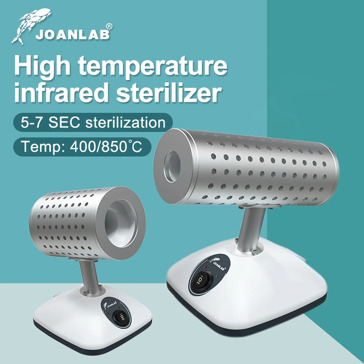 JOANLAB Infrarot-Ienting-Loop-Sterilisator, Laborausrüstung, Hochtemperatur-Desinfektion, 5–7 Sekunden, schnelle Sterilisation