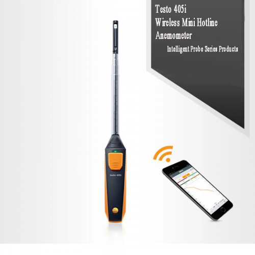 Anémomètre thermique Testo 405i avec commande par smartphone