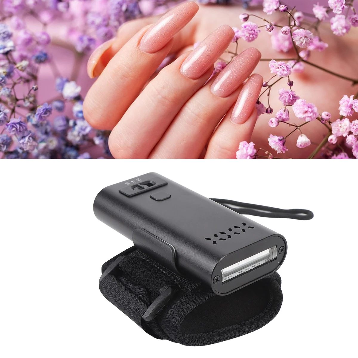 LED hair extension lamp 395nm, 6W, 3000mAh, fast curing light for hair extensions