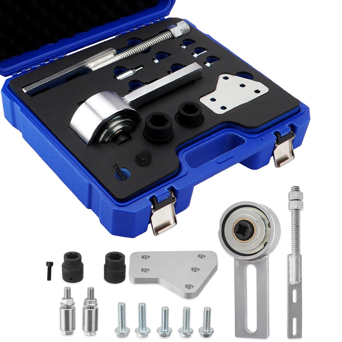 Torque multiplier set, engine crankshaft pulley removal tool 303-1611 for Ford 1.0T ECOBOOST