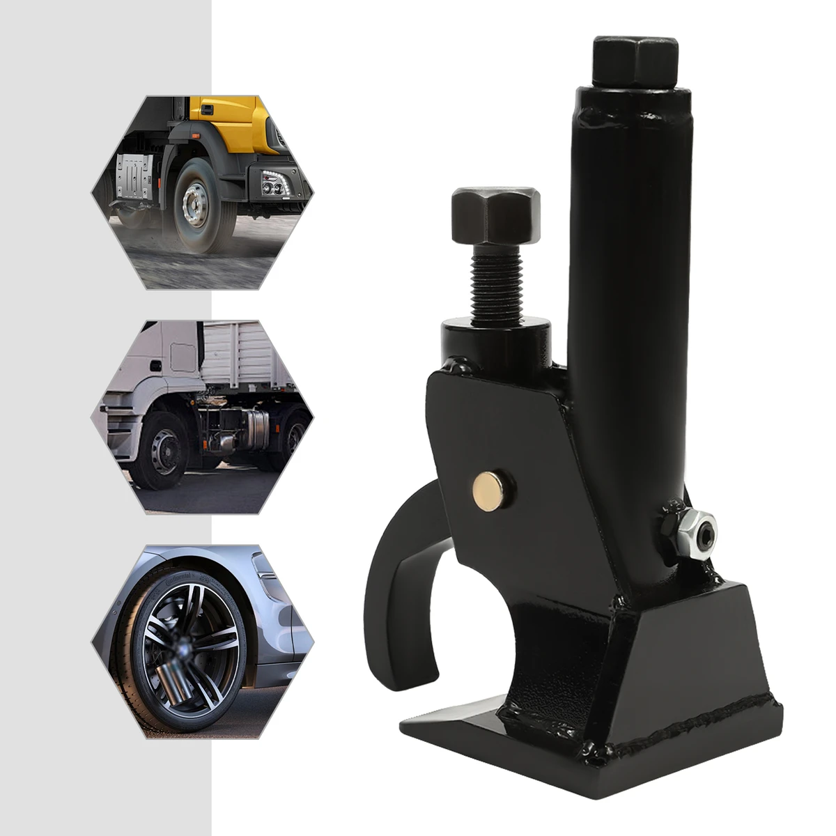 Manual tire bead breaker for heavy-duty applications, suitable for 10-21 inch tires, adjustable car tire repair kit