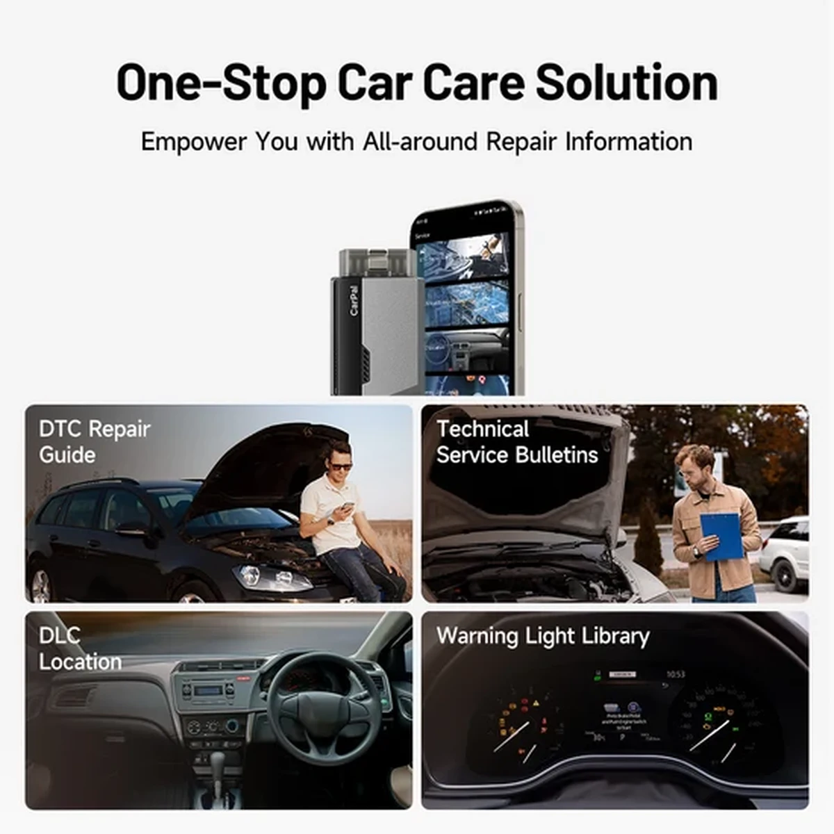 TOPDON CarPal Bluetooth-Diagnosegerät für Einsteiger