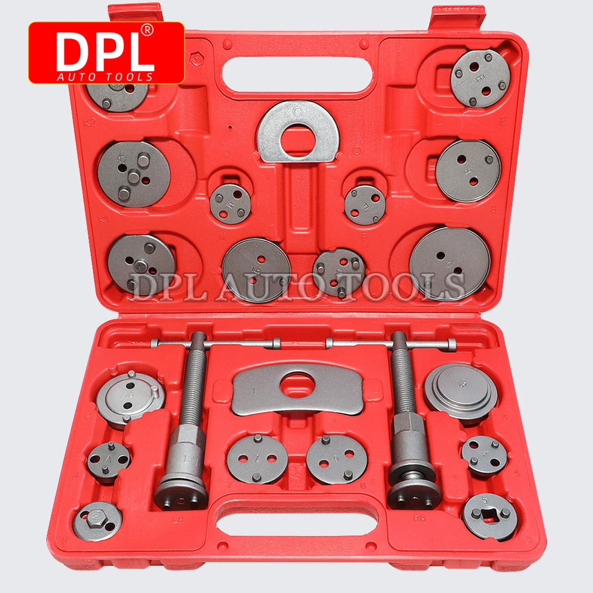Adjustment wrench for disc brake master cylinder, tool for removing brake pads, brake pistons, brake master cylinder