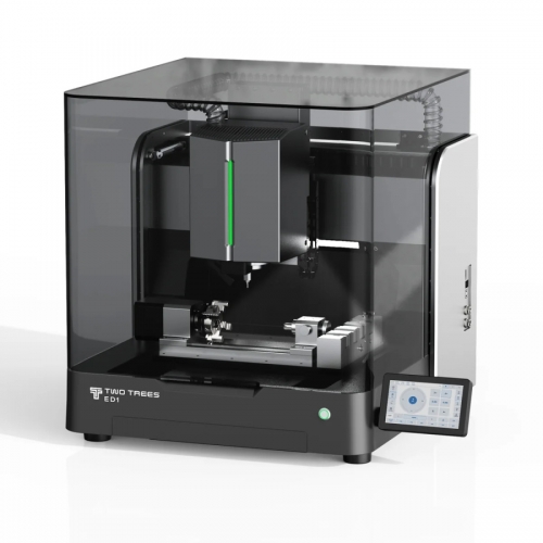 Fraiseuse CNC TwoTrees ED1 600 W avec changeur d'outils automatique et châssis fermé
