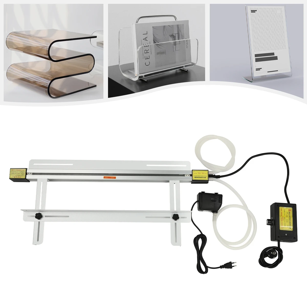 Acryl-Wärmebiegemaschine, weiße PVC-Kunststoffbiegemaschine, verstellbare Halterung und Temperatur für wärmeschrumpfbare Materialien