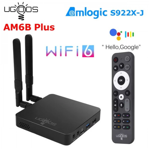 Ugoos AM6B Plus TV-Box Amlogic S922X-J Android 9.0 DDR4 4 GB RAM 32 GB ROM