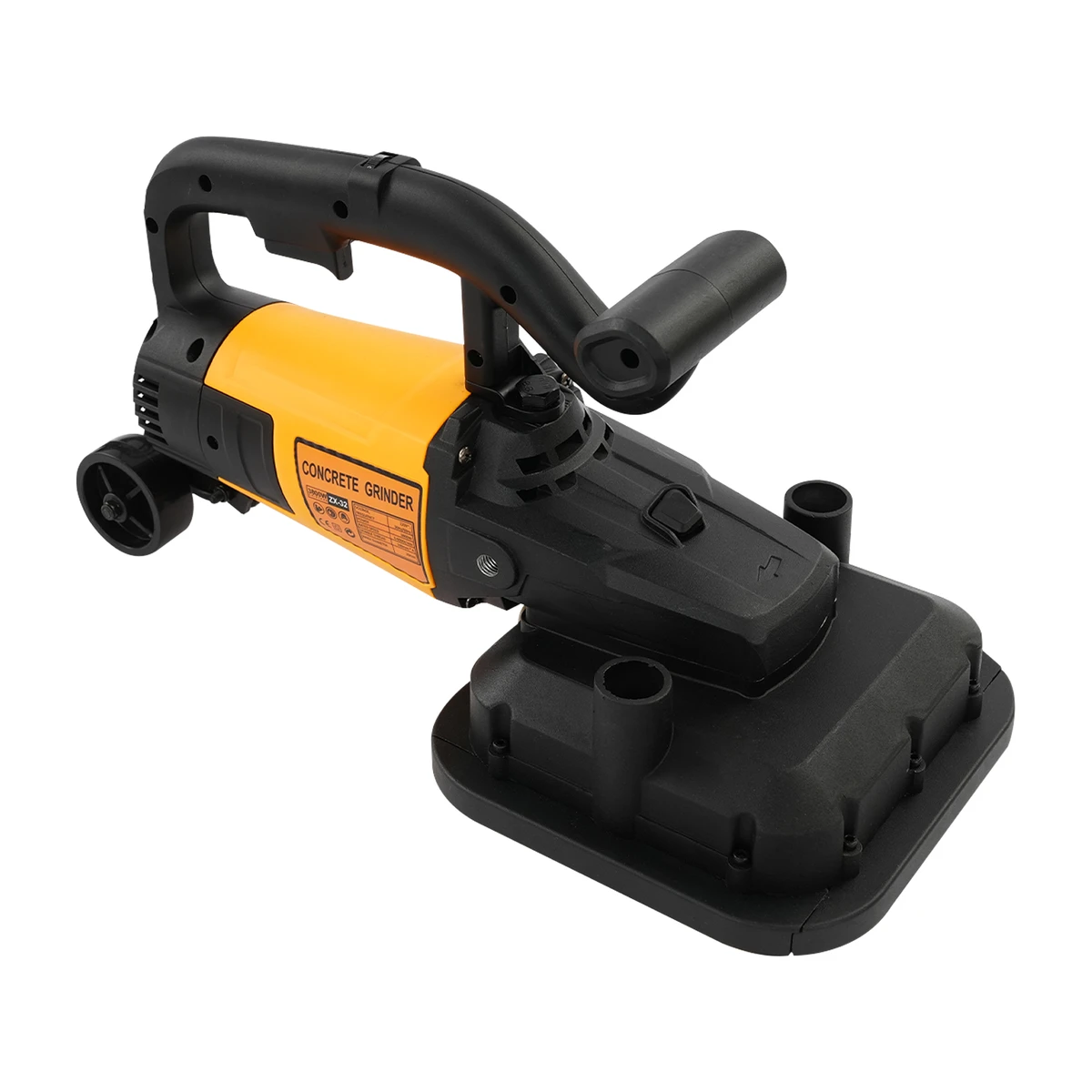 Betonschleifer-Set 220V Handgeführter Zementschleifer Geschwindigkeitsregelbar Aluminium 0-6000 U/Min für Betonbearbeitung und Polieren