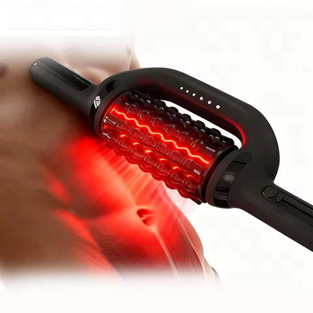 Elektrischer Roller-Massage-Impaktor zur Tiefen Muskelentspannung mit Rotlichtfunktion zur Linderung allgemeiner Ermüdung